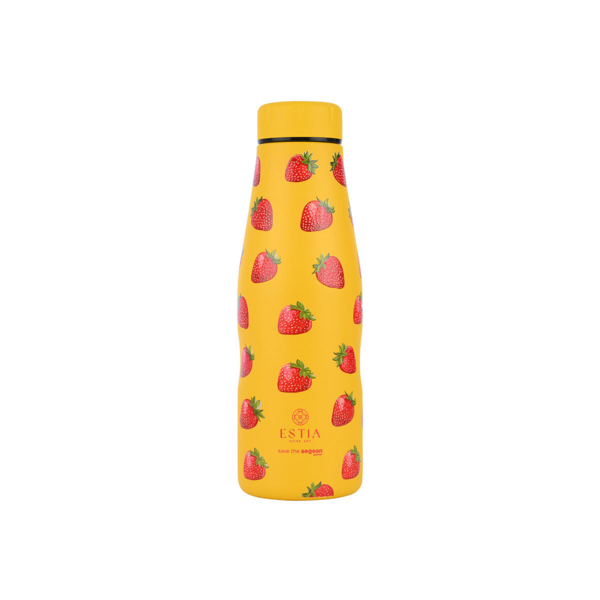 Estia | Τhermos Travel Flask Save the Agean 500ml Berry Bright