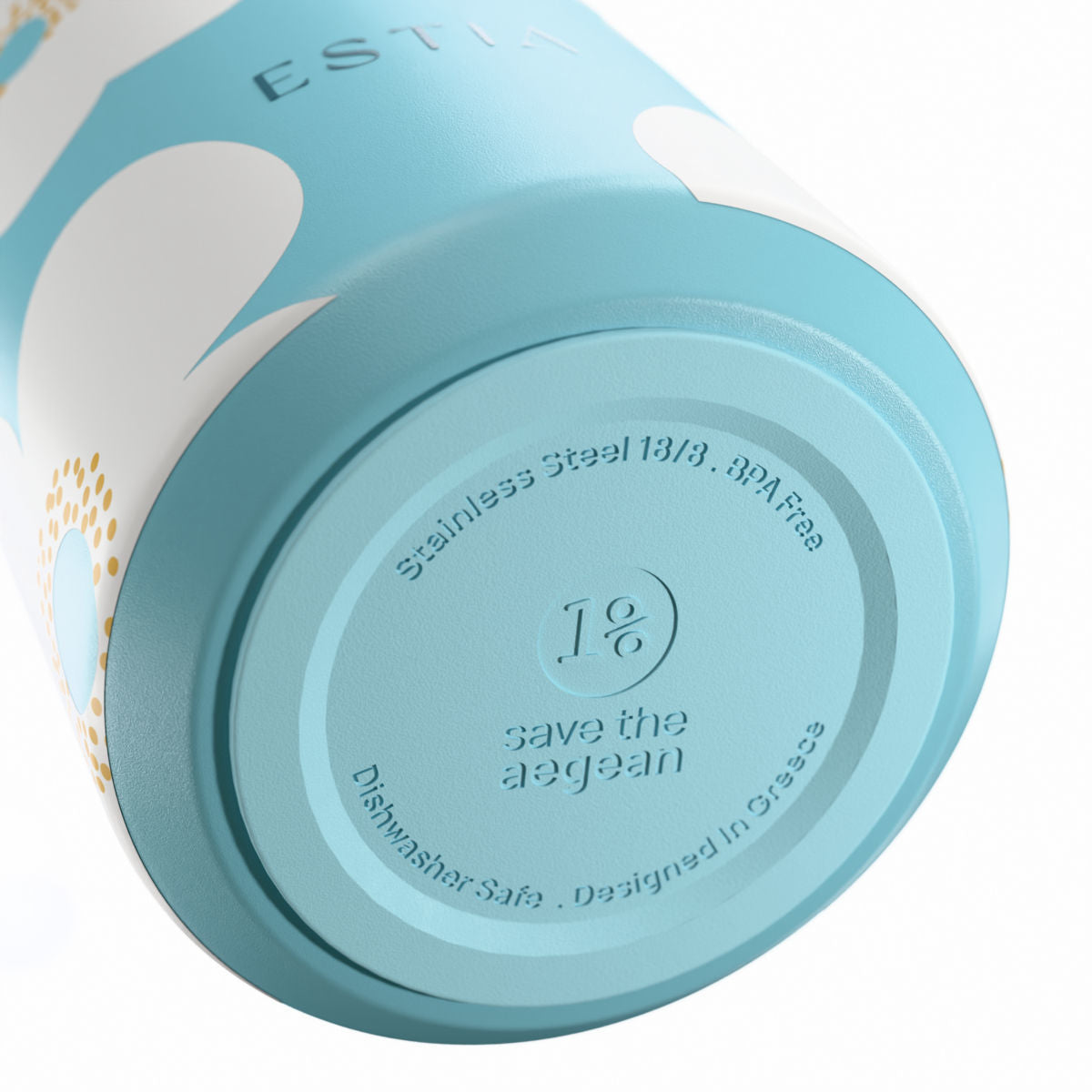 Estia | Τhermos Flow Save the Agean 500ml Blue Daisy