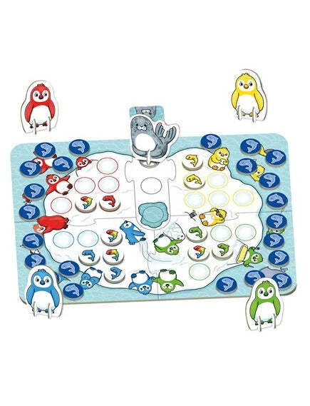 Orchard Toys | Εκπαιδευτικό Παιχνίδι Μνήμης & Αντιστοίχισης "Πεινασμένοι πιγκουίνοι" Για Παιδιά 3-6 ετών