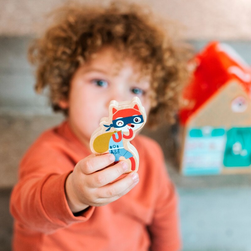 Lilliputiens | Ξύλινο σπιτάκι με κλειδαριές