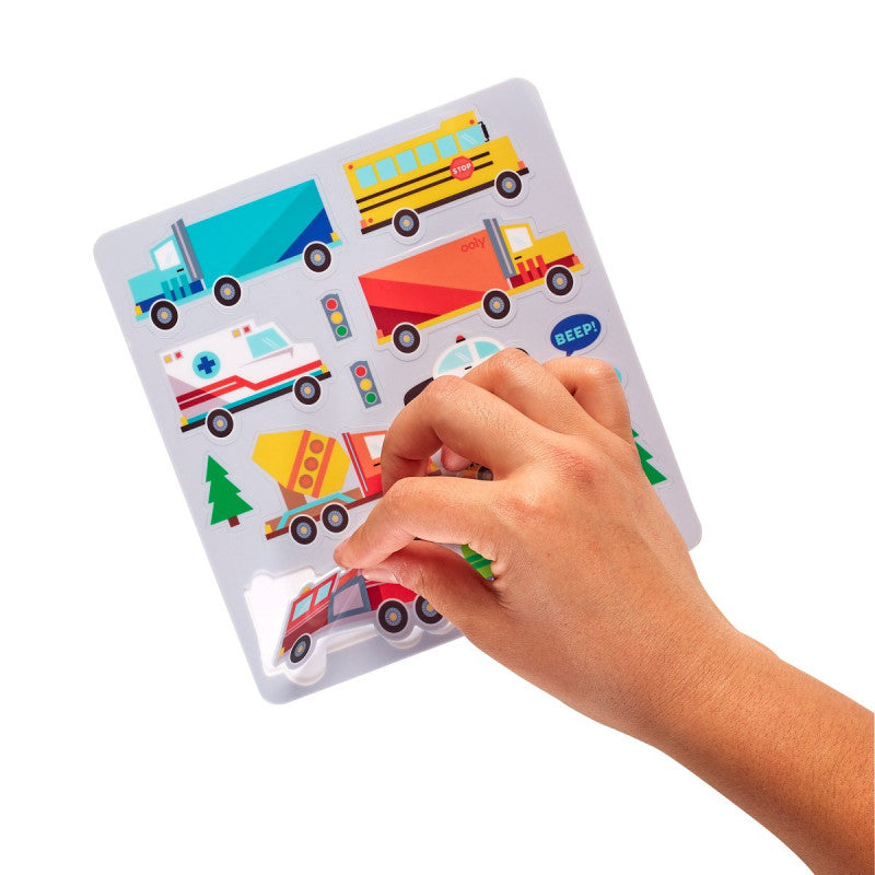 OOLY | Play Again Mini On The Go Activity Kit - Workin' Wheels