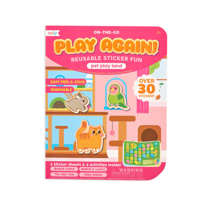 OOLY | Play Again Mini On The Go Activity Kit - Pet Play Land