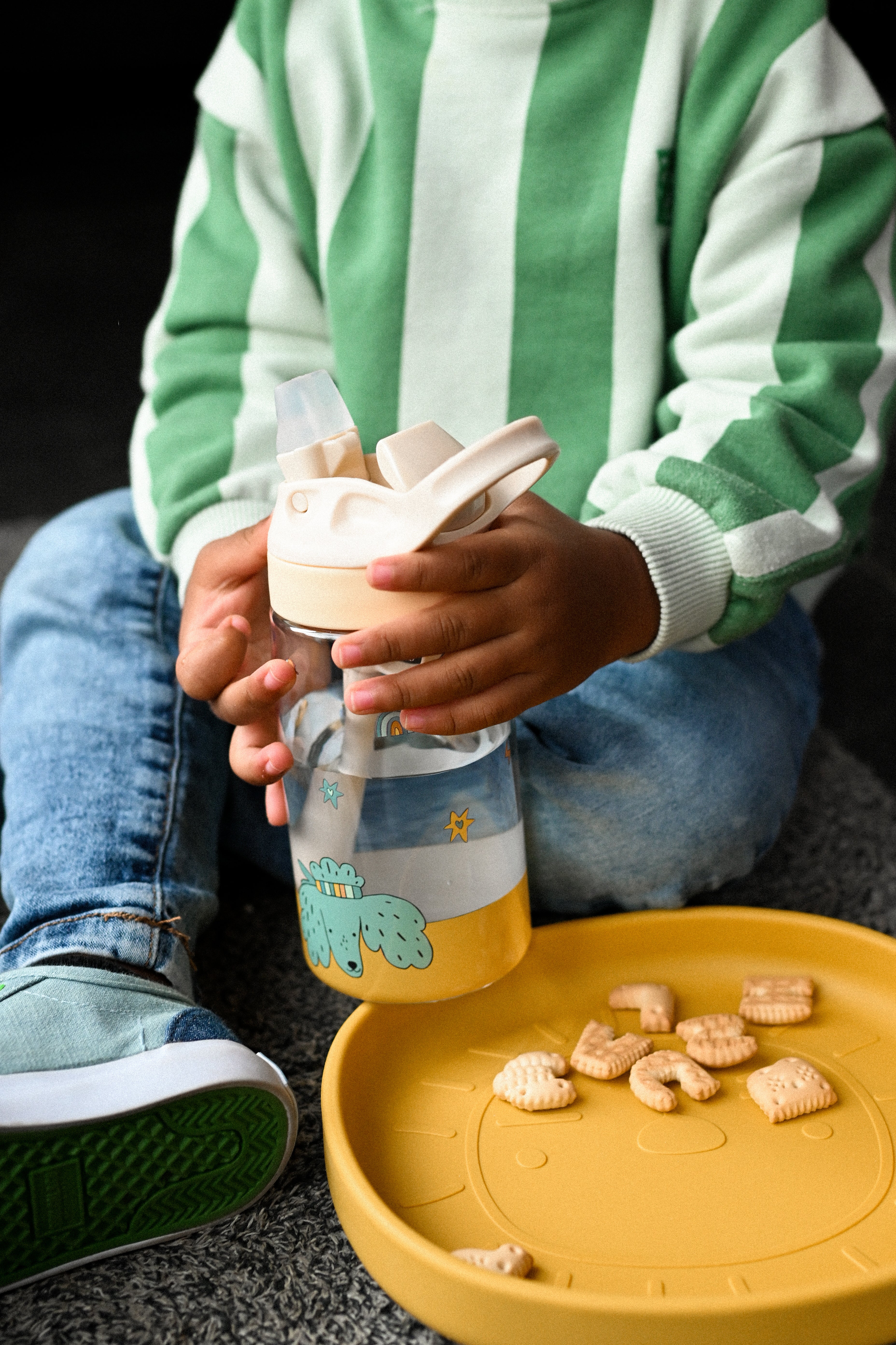 The Cotton Cloud | Tritan Bottle Funky Dogs