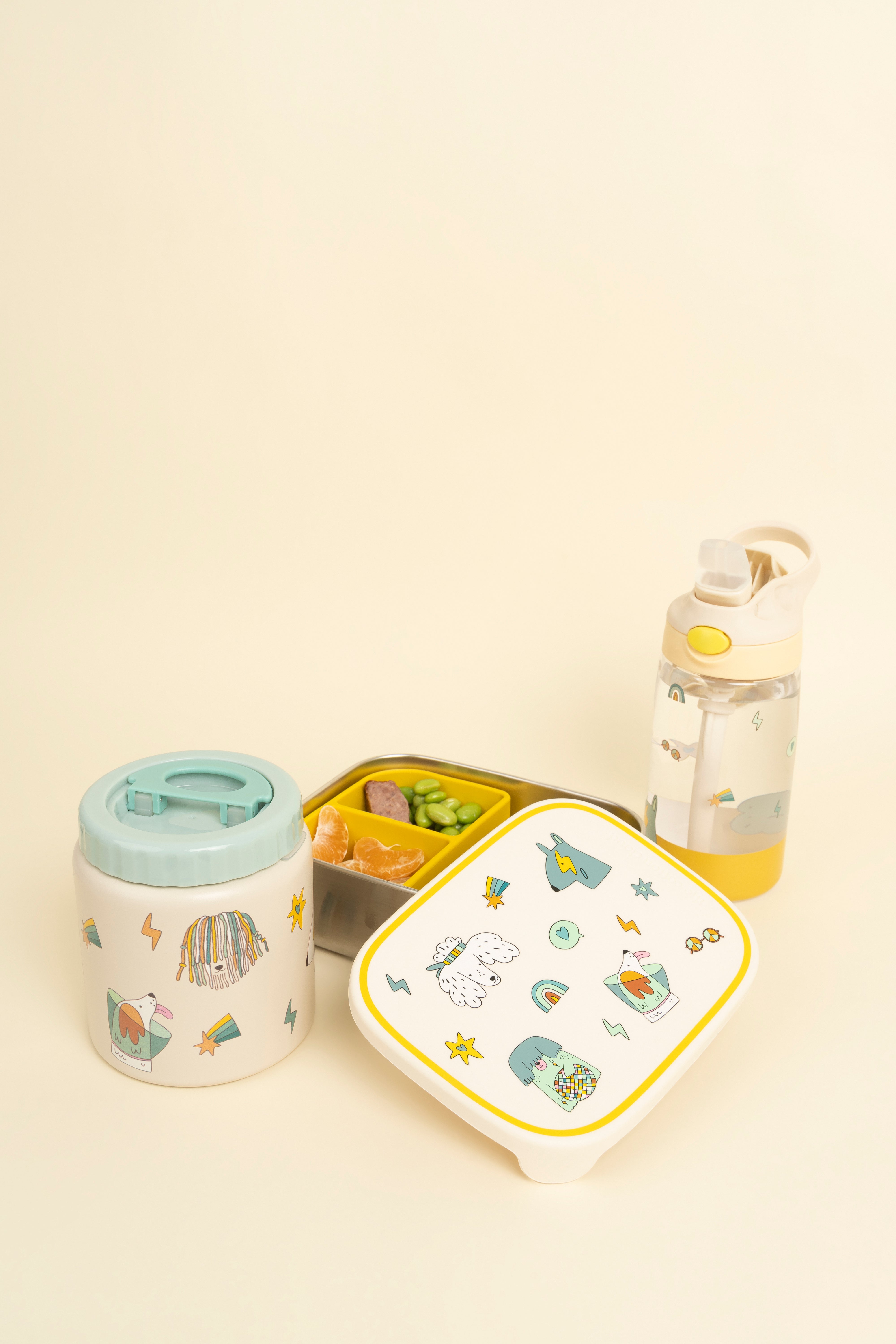 The Cotton Cloud | Tritan Bottle Funky Dogs