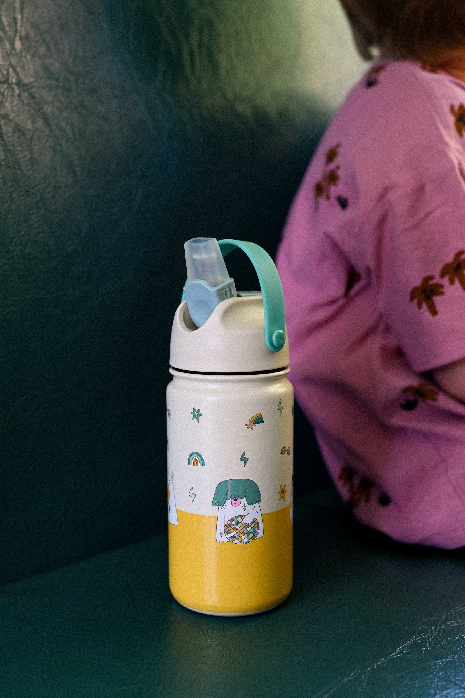The Cotton Cloud | Stainless Steel Bottle Funky Dog