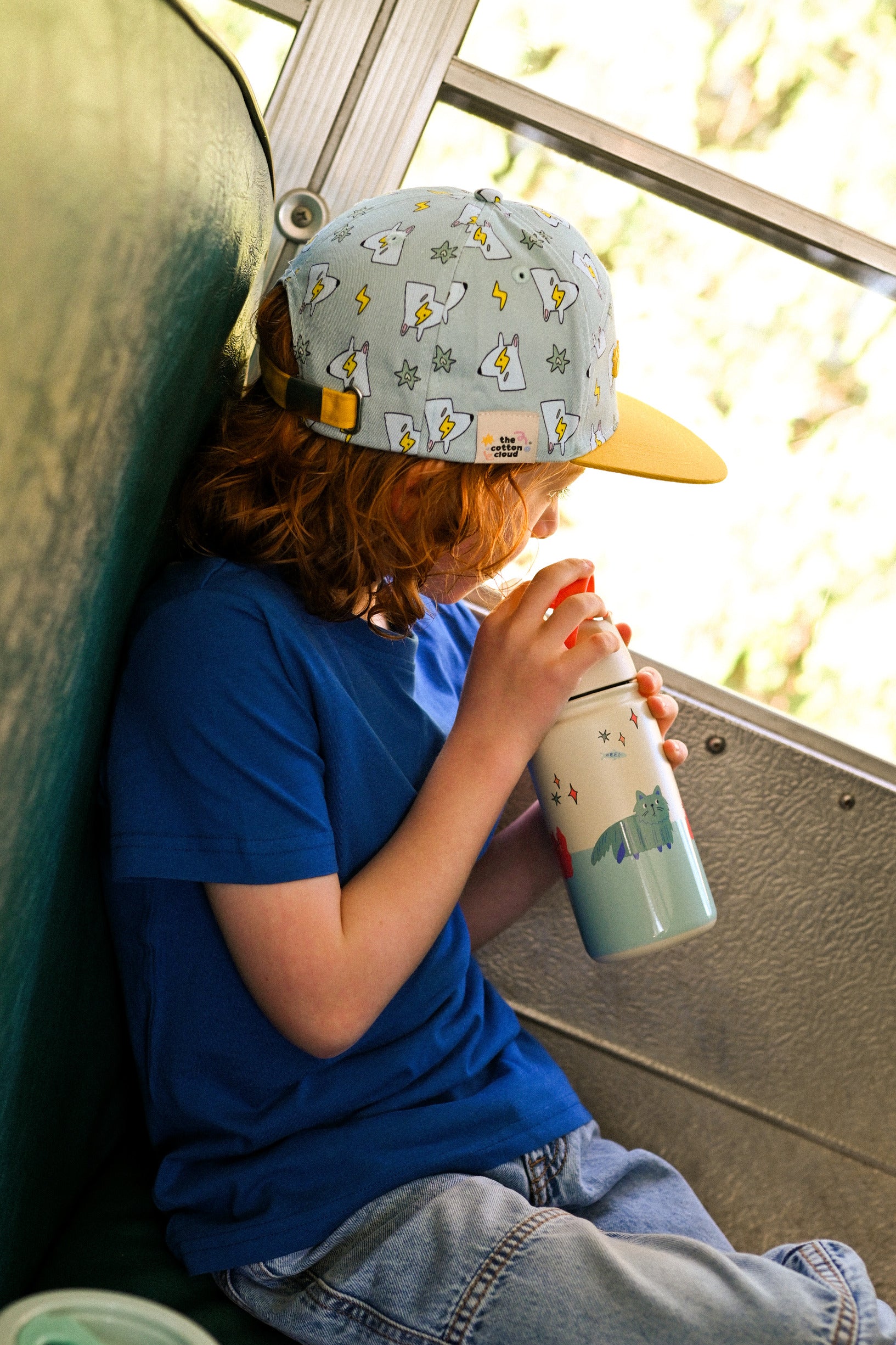 The Cotton Cloud | Stainless Steel Bottle Meowtiful Cat