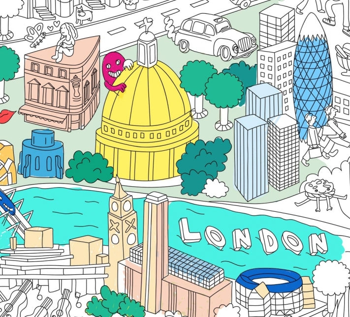 OMY | Αφίσα γίγας για ζωγραφική London