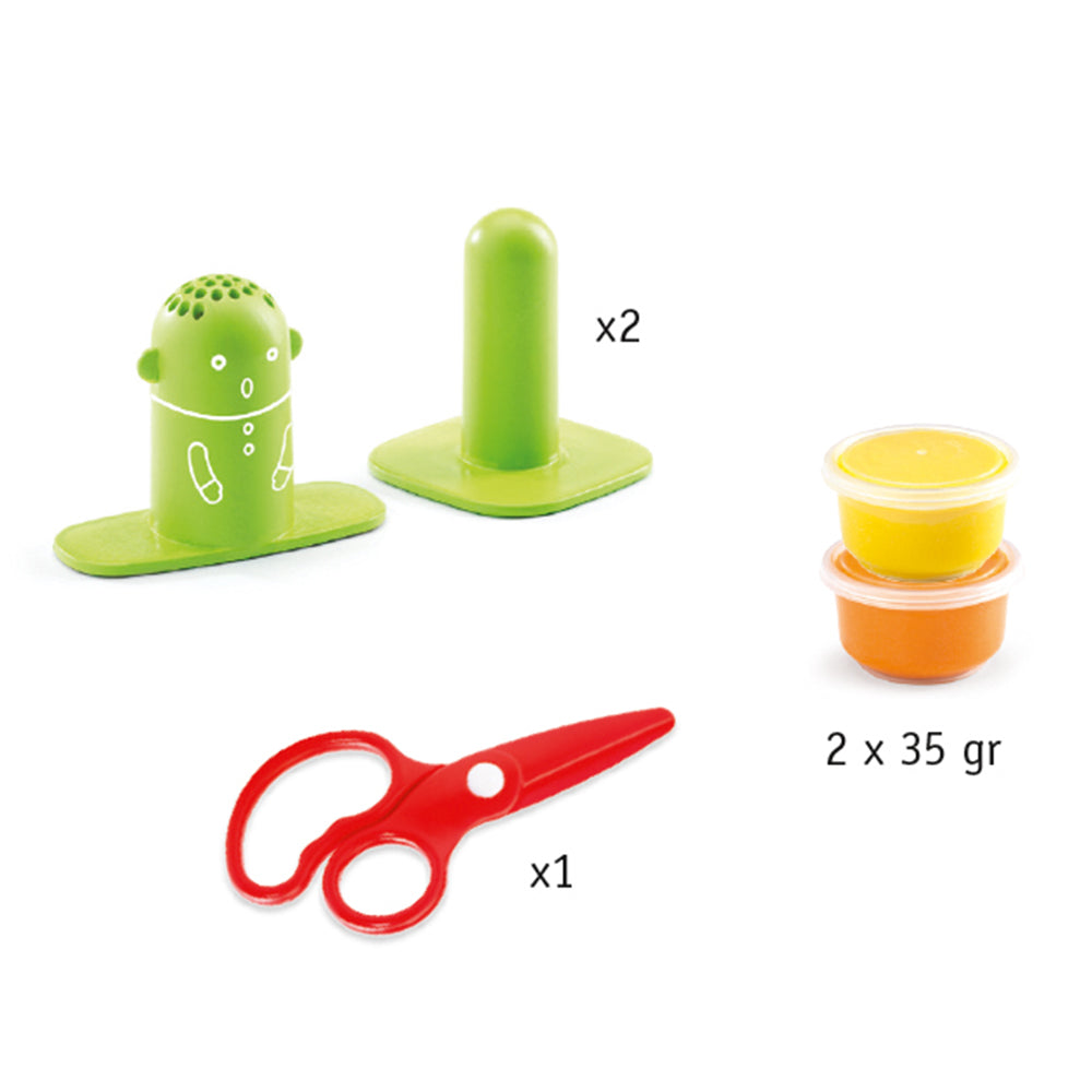 Djeco | 2 Πλαστοζυμαράκια με εργαλεία Κομμωτήριο