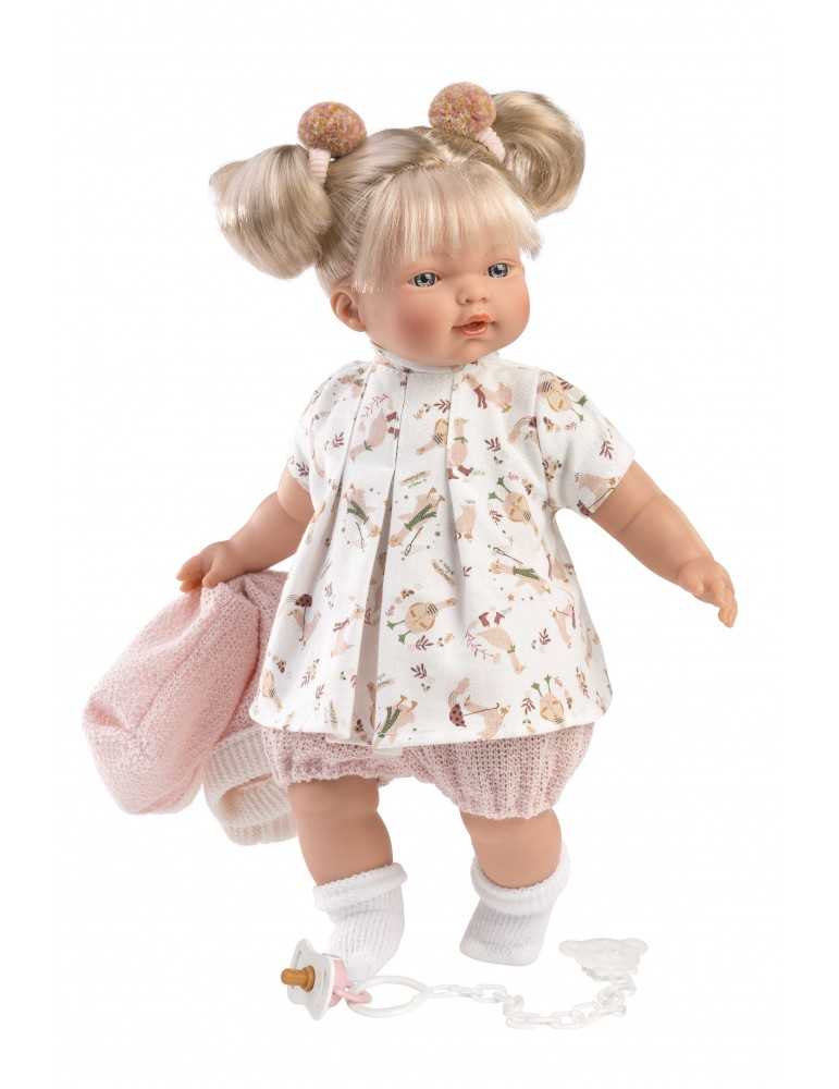 Llorens Dolls | Κούκλα Με ήχο Ζακέτα 33cm