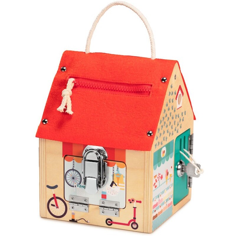 Lilliputiens | Ξύλινο σπιτάκι με κλειδαριές