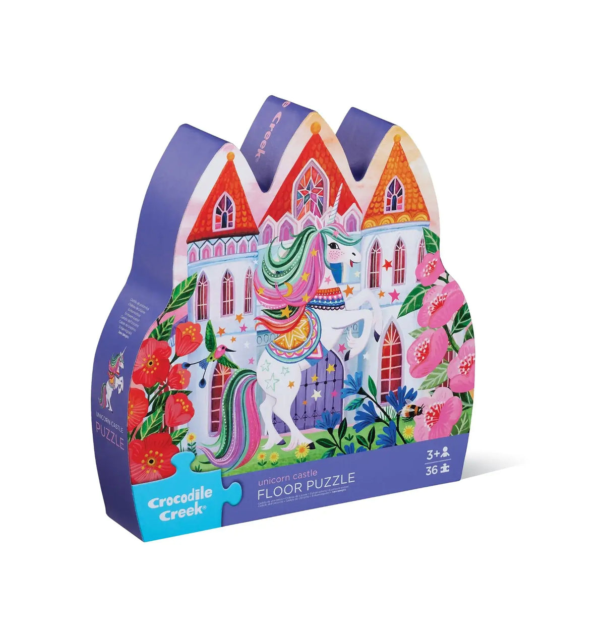 Crocodile Creek | Unicorn and Castle Floor Puzzle