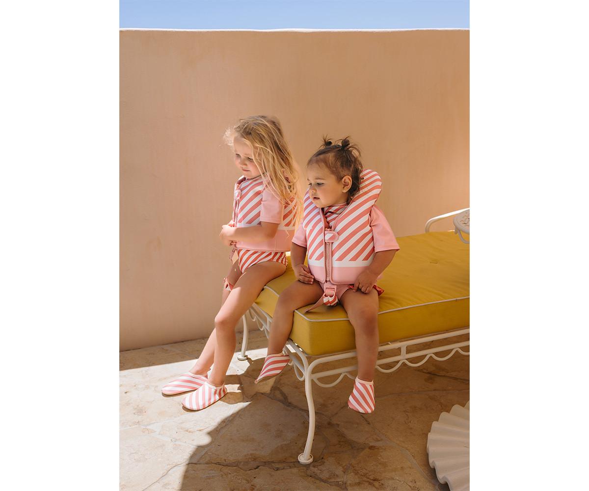 Monnëka | Γιλέκο Προστασίας Stripes Bloom&Blush 1-2 Ετών