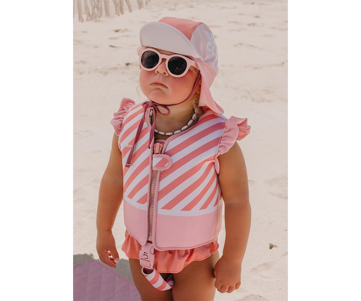 Monnëka | Γιλέκο Προστασίας Stripes Bloom&Blush 2-3 Ετών