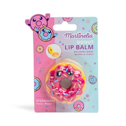 Martinelia | Donut Keychain Lip Balm Μπρελόκ Φράουλα