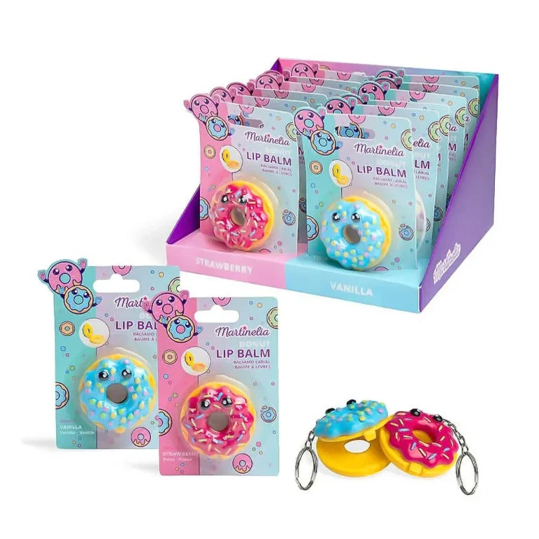 Martinelia | Donut Keychain Lip Balm Μπρελόκ Βανίλια
