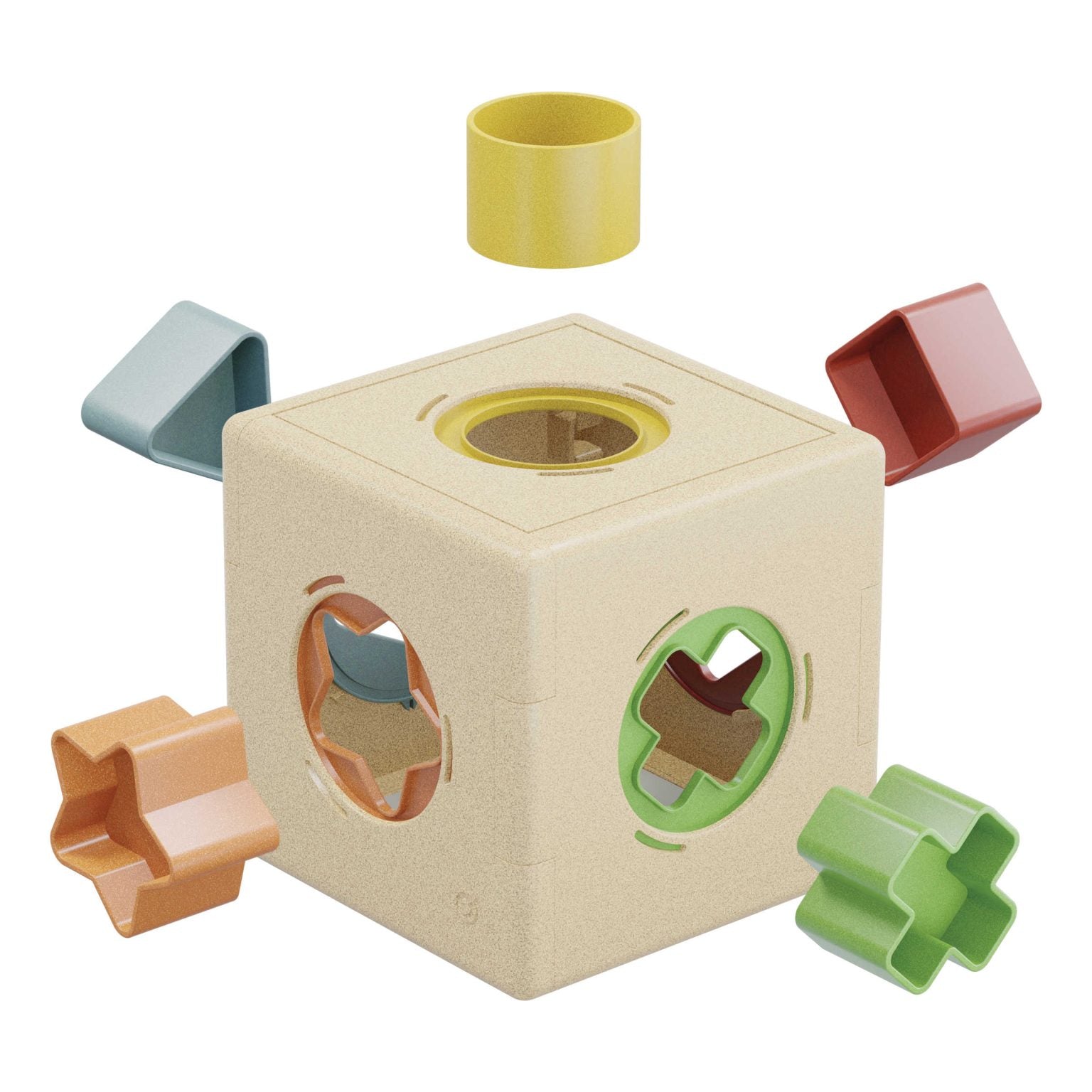 Quercetti | Κύβος με σχήματα 14cm, 11pcs PLAYBIO 1+