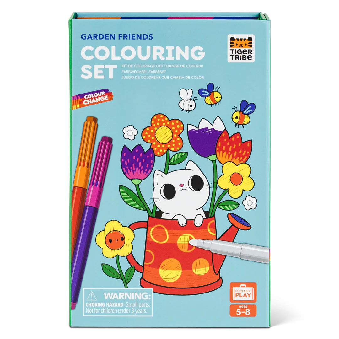 Tiger Tribe | Colouring Set Colour Change Garden Friends