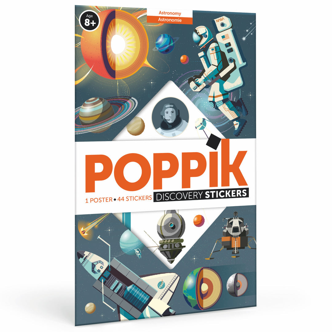 Poppik| Μεγάλο Πόστερ με 48 αυτοκόλλητα – Αστρονομία