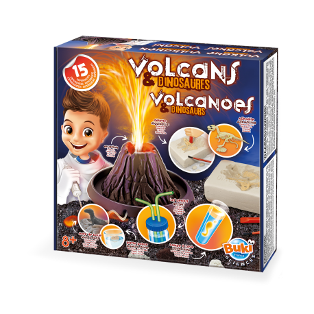 BUKI | Ηφαίστειο Και Δεινόσαυροι 15 Πειράματα 8+
