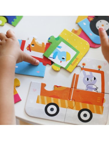 Banana Panda | On The Go Puzzle 2 ετών + Οχήματα