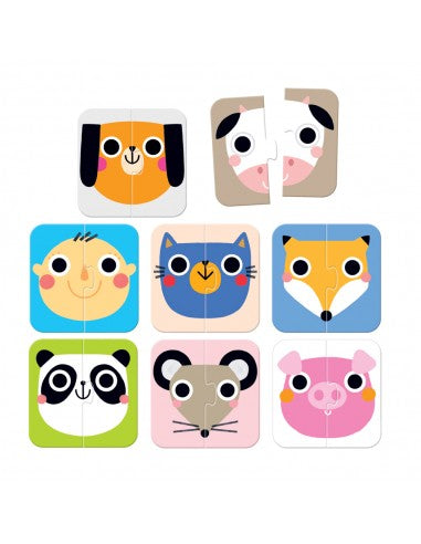 Banana Panda | On The Go Puzzle 15 μηνών+ Πρόσωπα