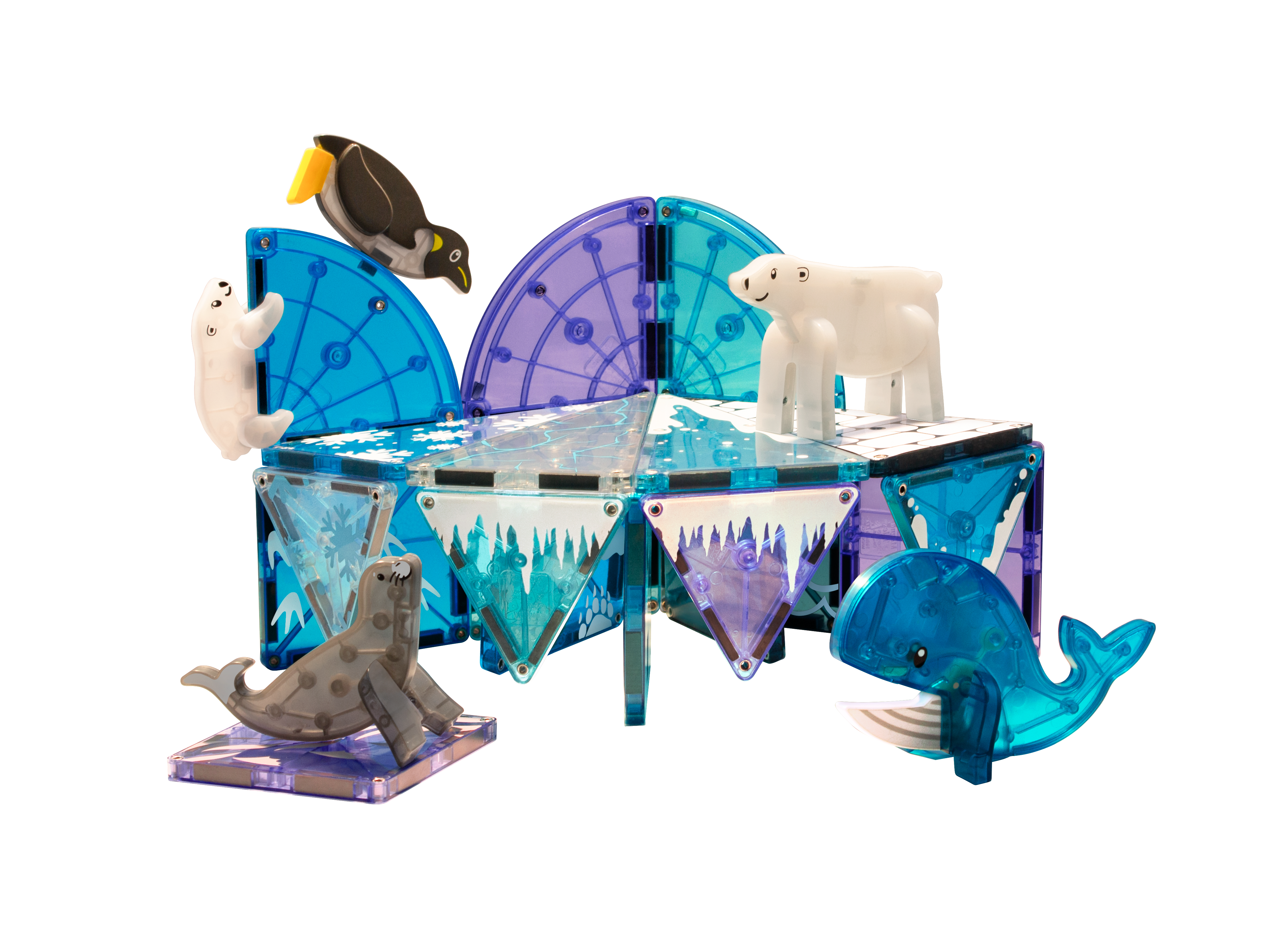 Magna-Tiles | Μαγνητικά Πλακίδια Arctic Animals 25-Piece