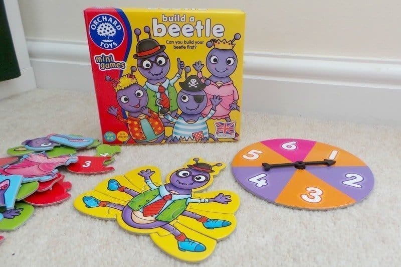 Orchard Toys | Εκπαιδευτικό Επιτραπέζιο Παιχνίδι "Κατασκεύασε ένα σκαθάρι" Mini Game Για Παιδιά 4-8 ετών