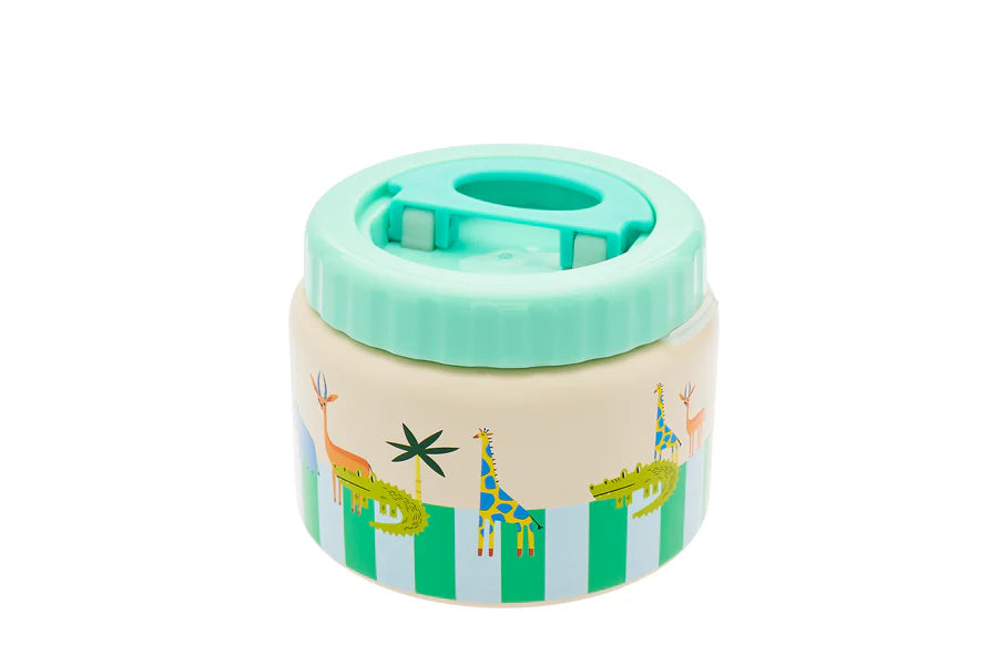 The Cotton Cloud | Stainless Steel Thermo Food Jar 350ml Croc Rock