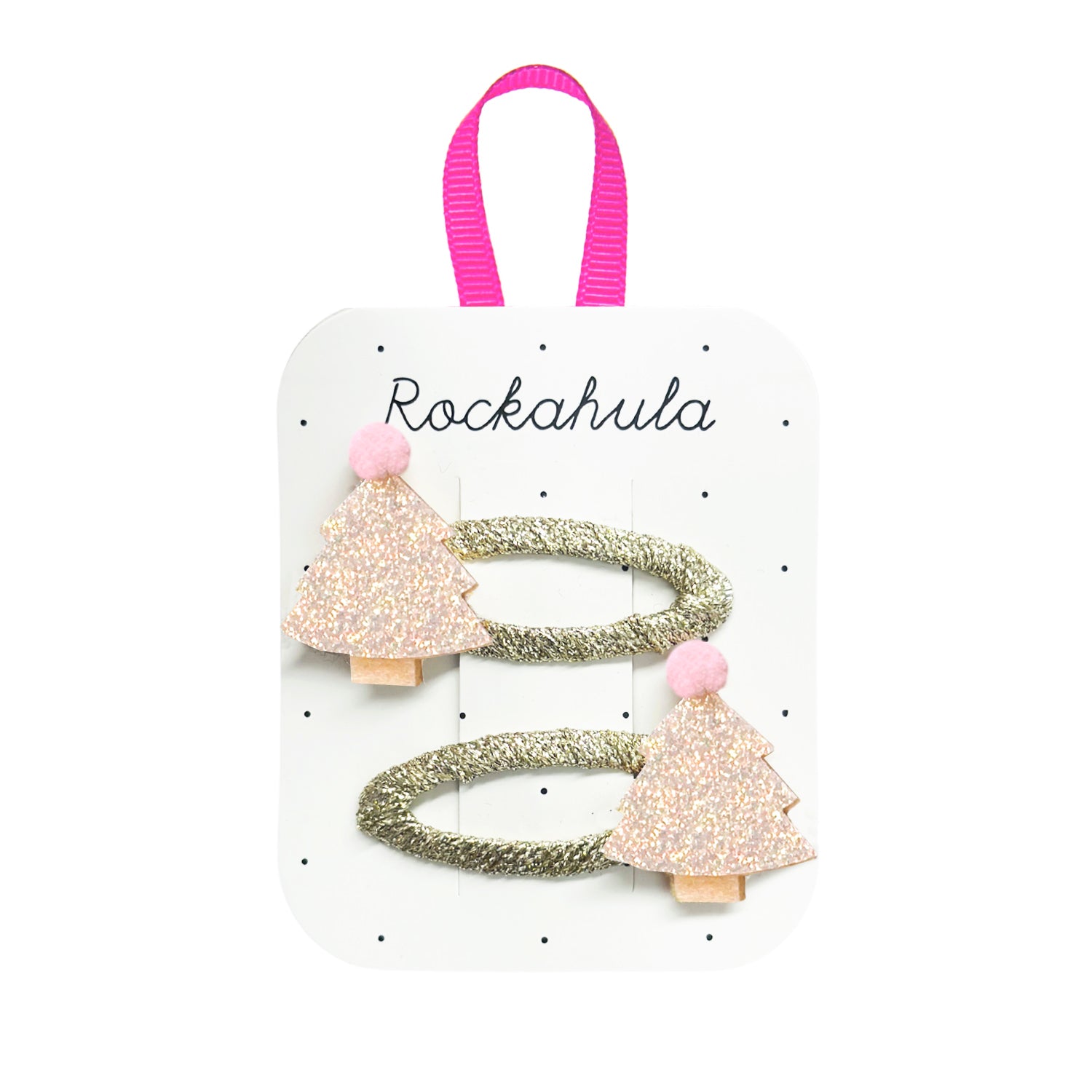 Rockahula | Frosted Shimmer Xmas Tree Clips