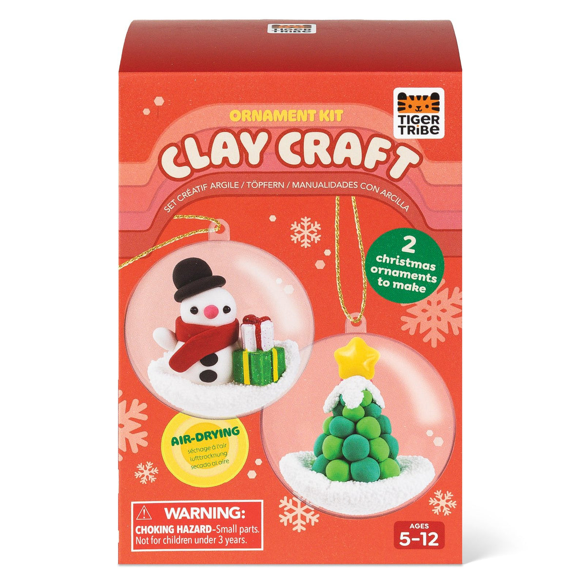 Tiger Tribe | Clay Craft – Snowman and Tree