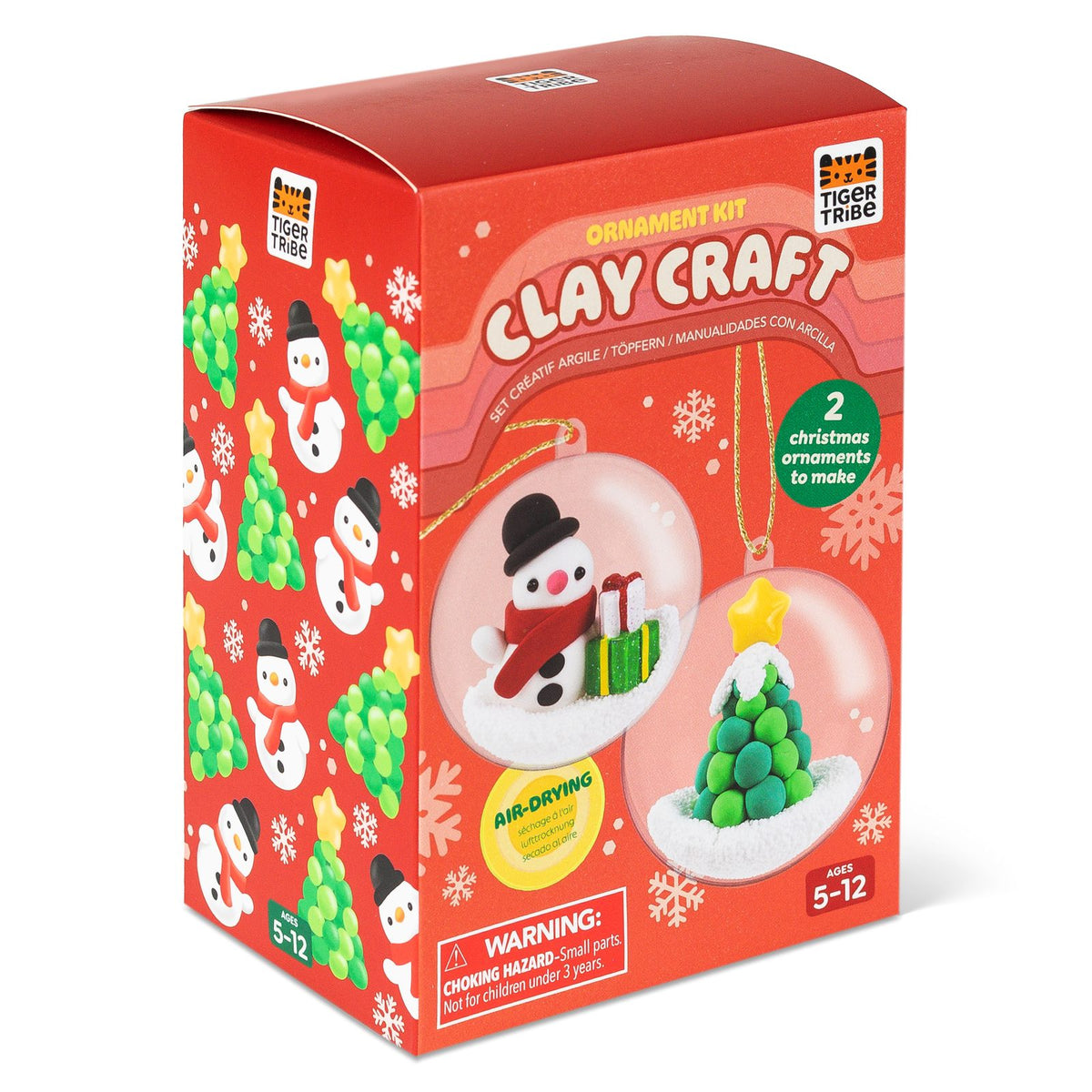 Tiger Tribe | Clay Craft – Snowman and Tree