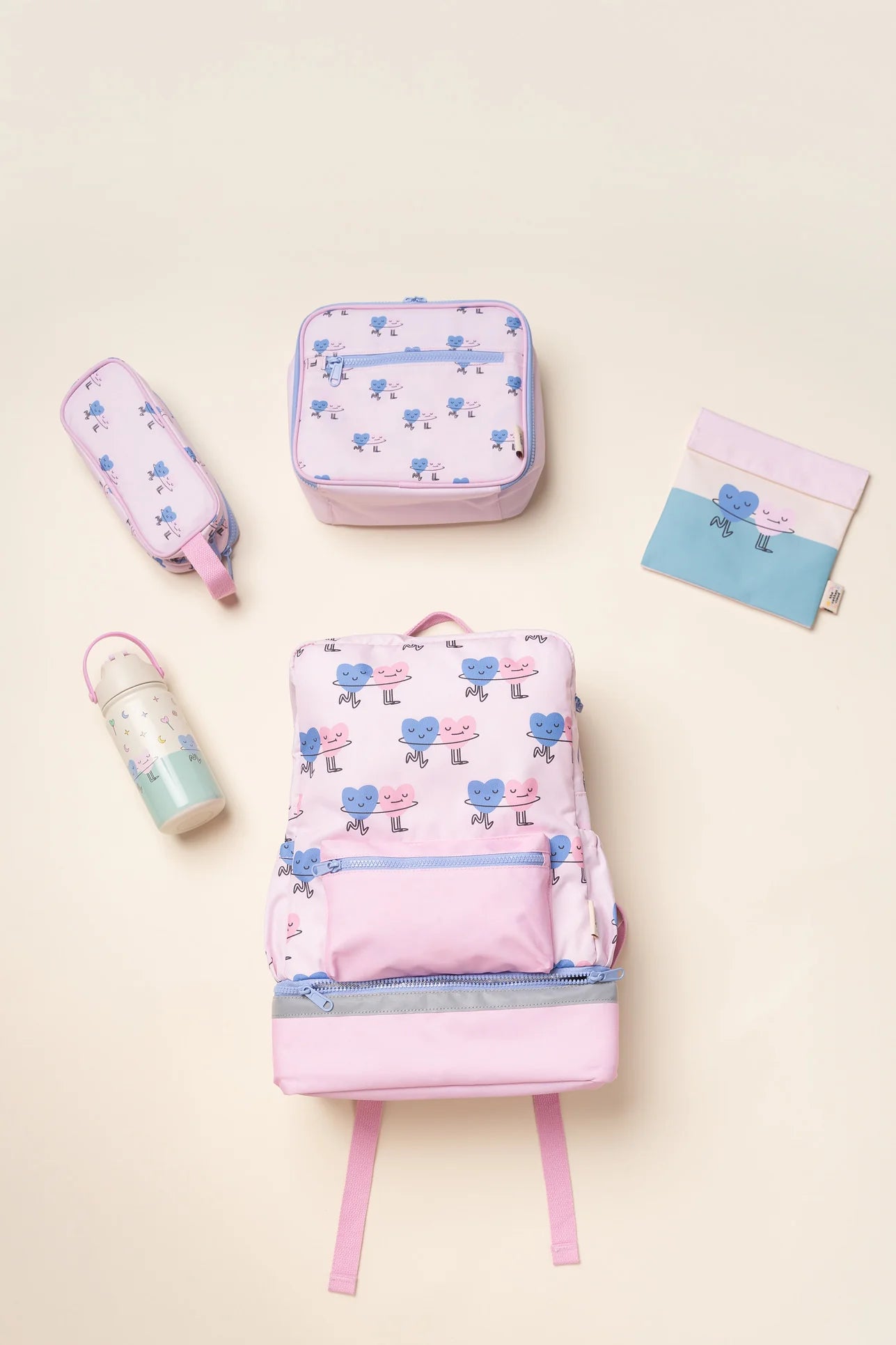 The Cotton Cloud | Sandwich Bag Dancing Hearts