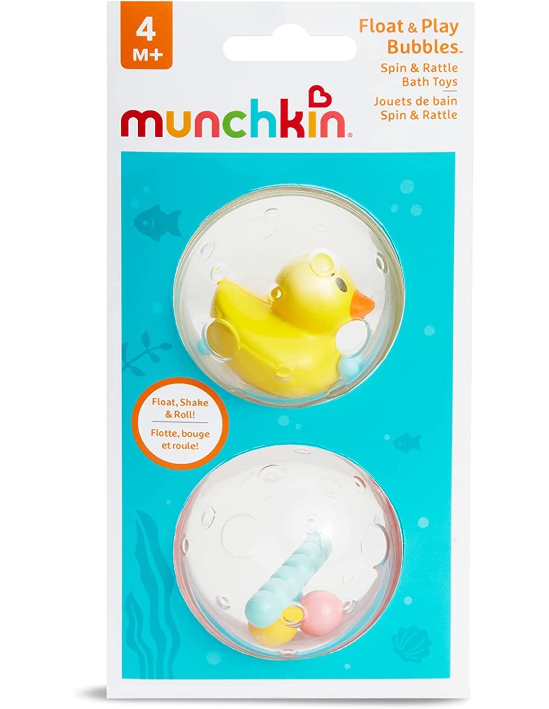 Munchkin | Float and Play Bubbles 2 pack Duck