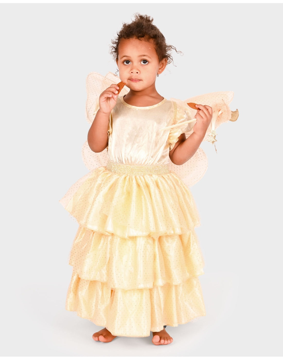Den Goda Fen | Στολή Νεράιδας Dress Gold Fairy Set 4-6 ετών