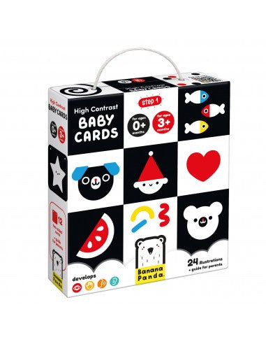 Banana Panda | High Contrast Baby Cards 0M+ 3M+