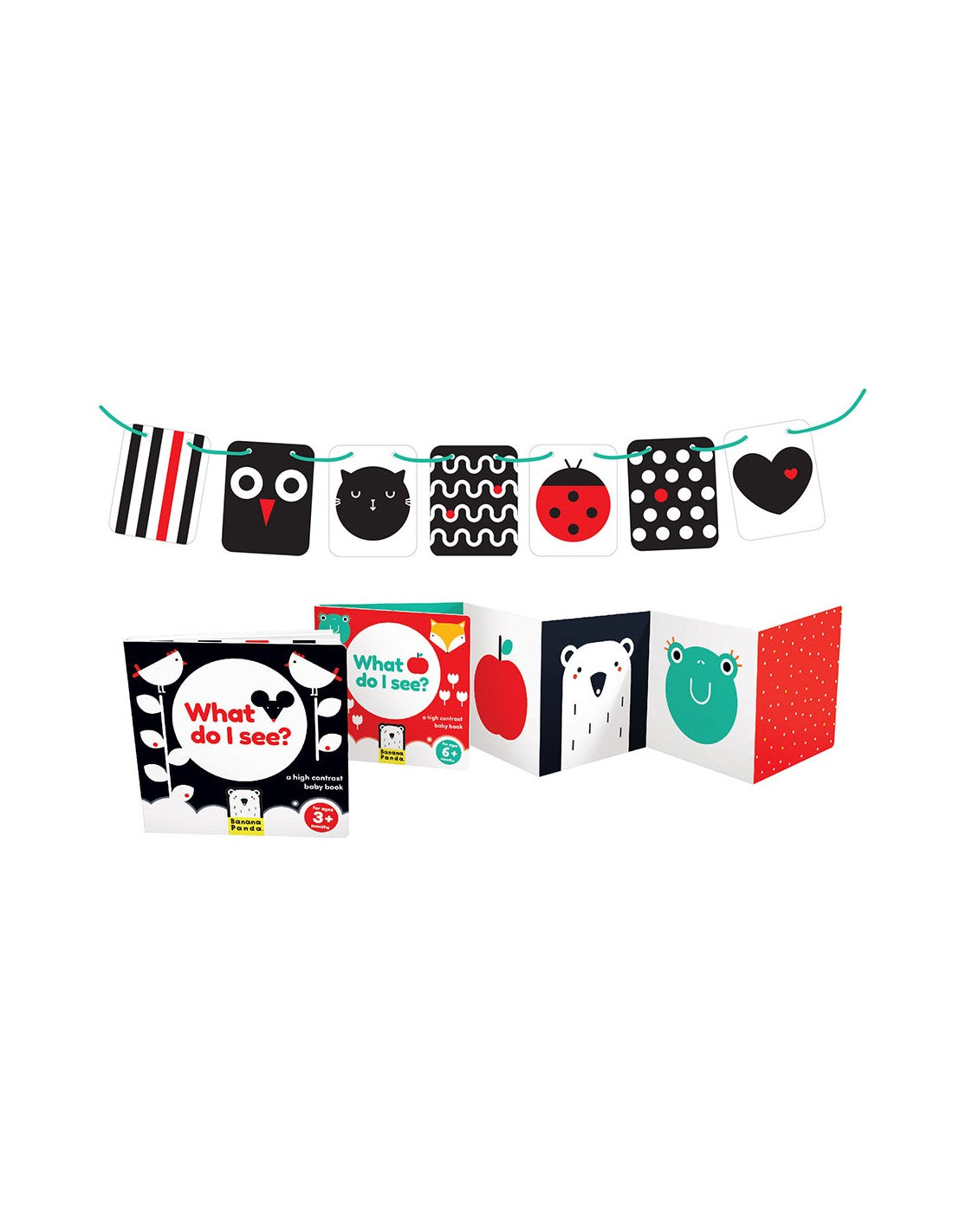 Banana Panda | High Constrast Baby Pack 0+ 3+ 6+