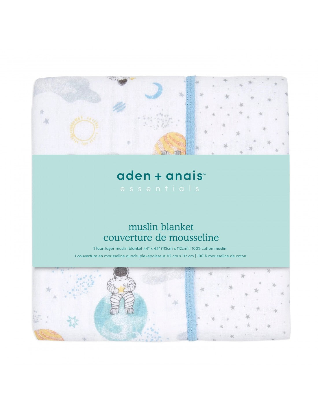 Aden + Anais | Κουβέρτα Μουσελίνας Space Explorers 112x112