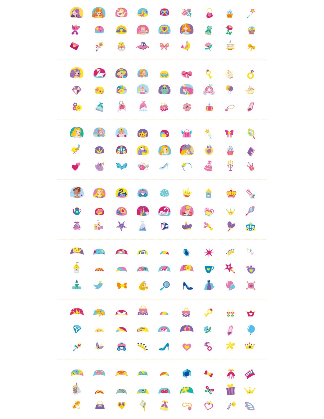 Avenir | Nail Stickers & Tattoos - Princess