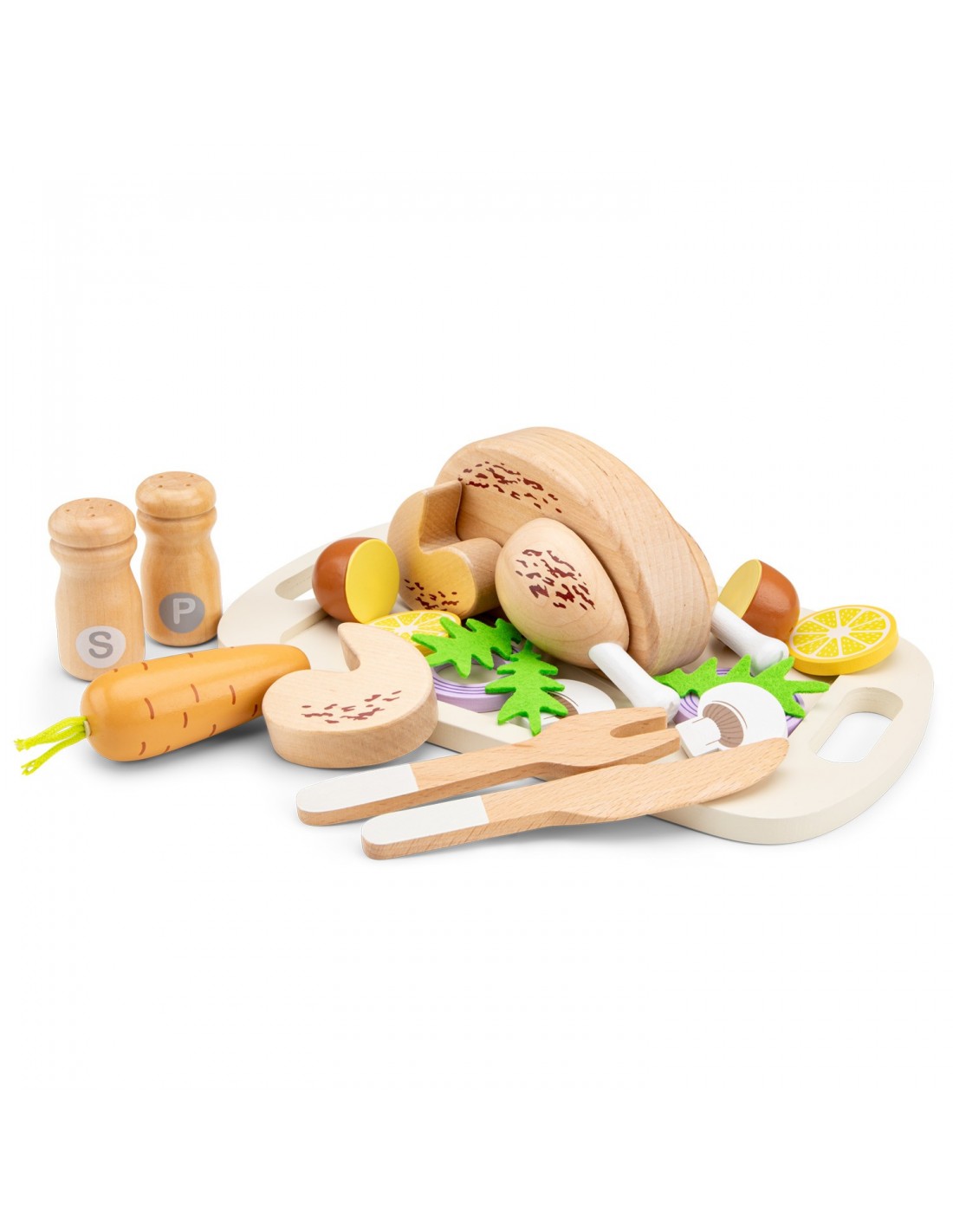 Νew Classic Toys | Ξύλινο Σετ Ψητό Κοτόπουλο