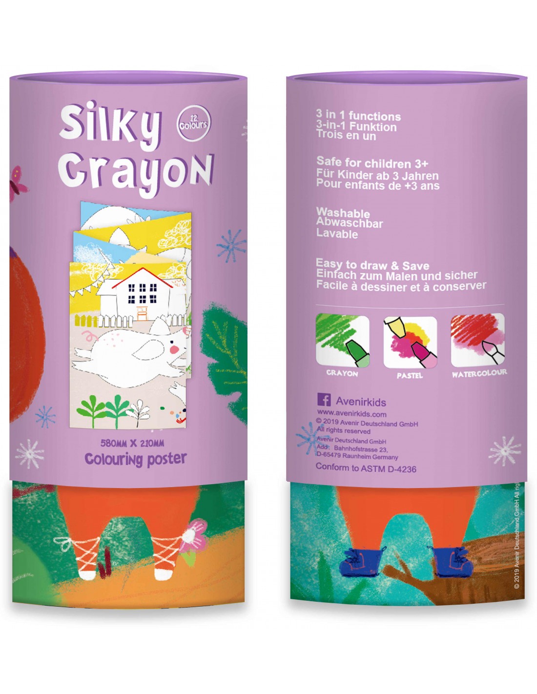 Avenir | Silky Crayons Fox