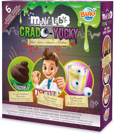 BUKI | Mini Lab Yucky Science Εκπαιδευτικό Παιχνίδι Πειράματα για 8+ Ετών