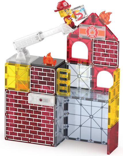 Magna-Tiles | Μαγνητικά Πλακίδια Fire Station 50 Set