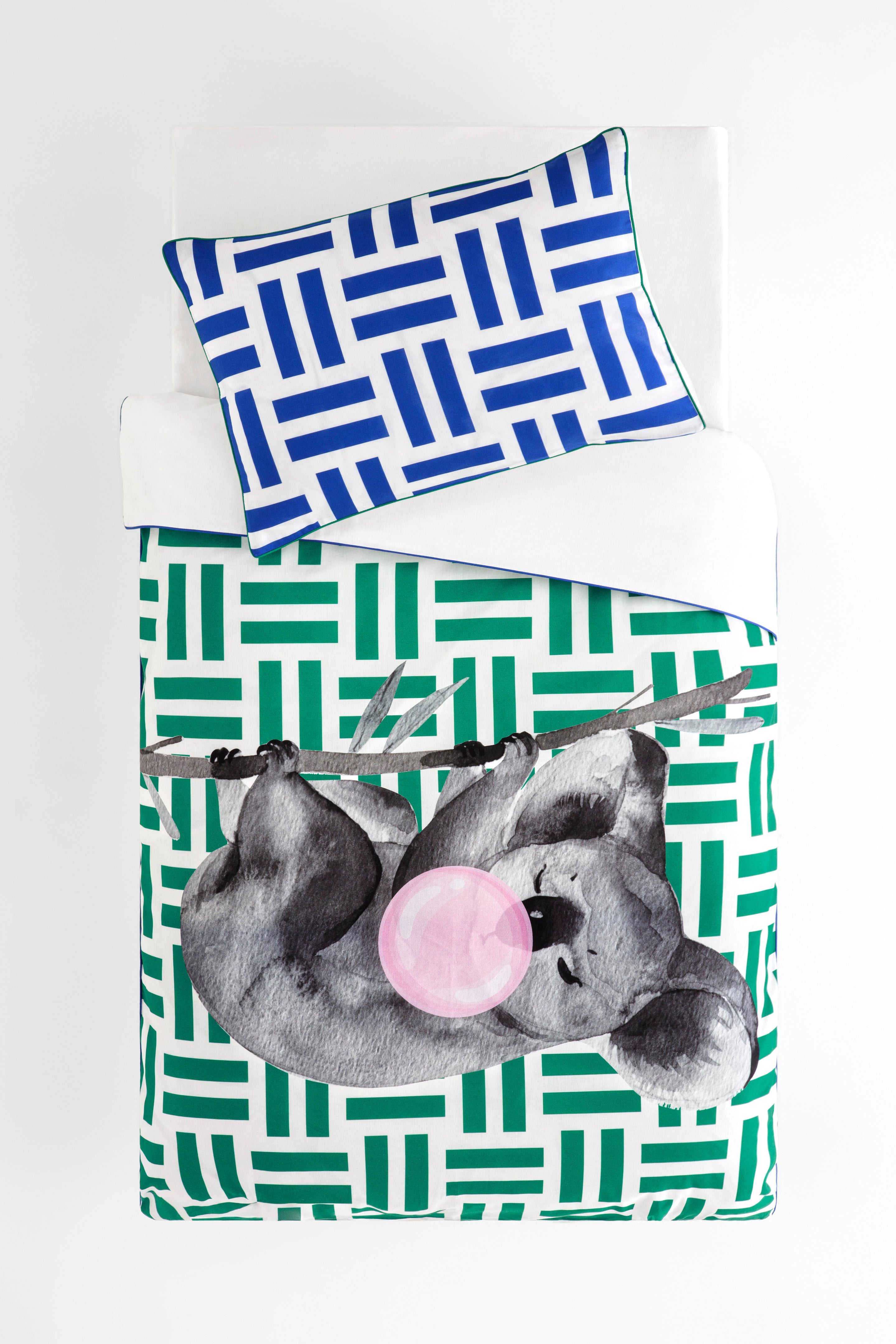 Hibboux | Bubble Gum Koala Duvet Cover Set