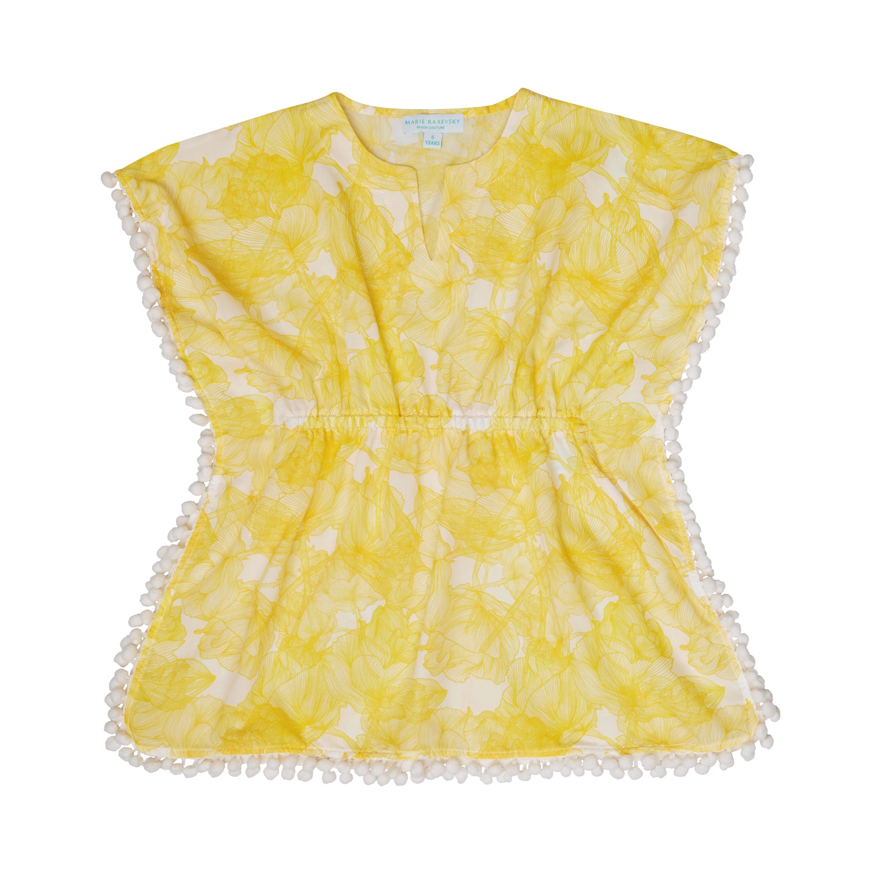 Marie Raxevsky | Καφτάνι Flower Yellows