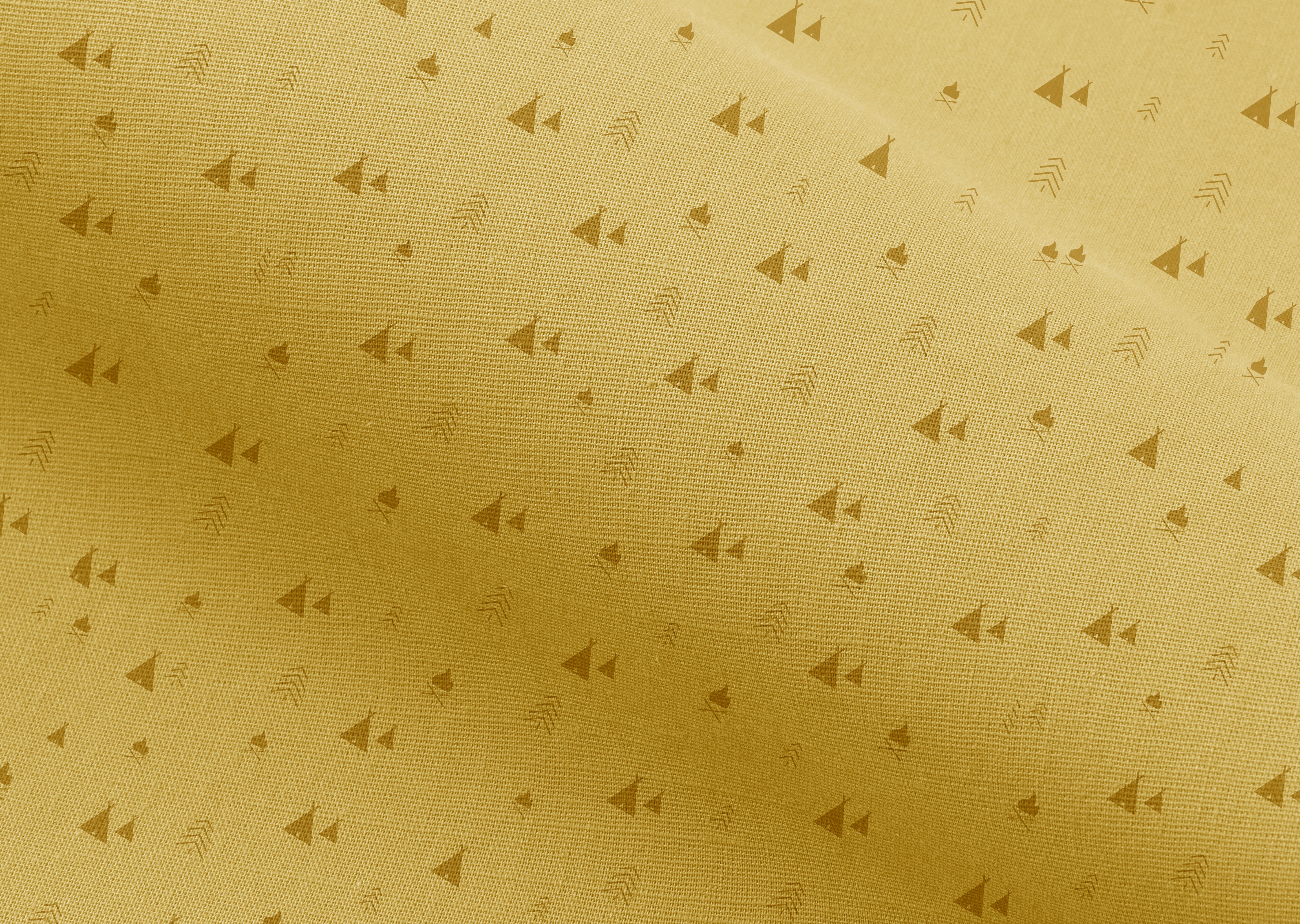 Hibboux Camper Yellow Σετ Μαξιλαροθήκης (40x60cm) και Παπλωματοθήκης (100x135cm)