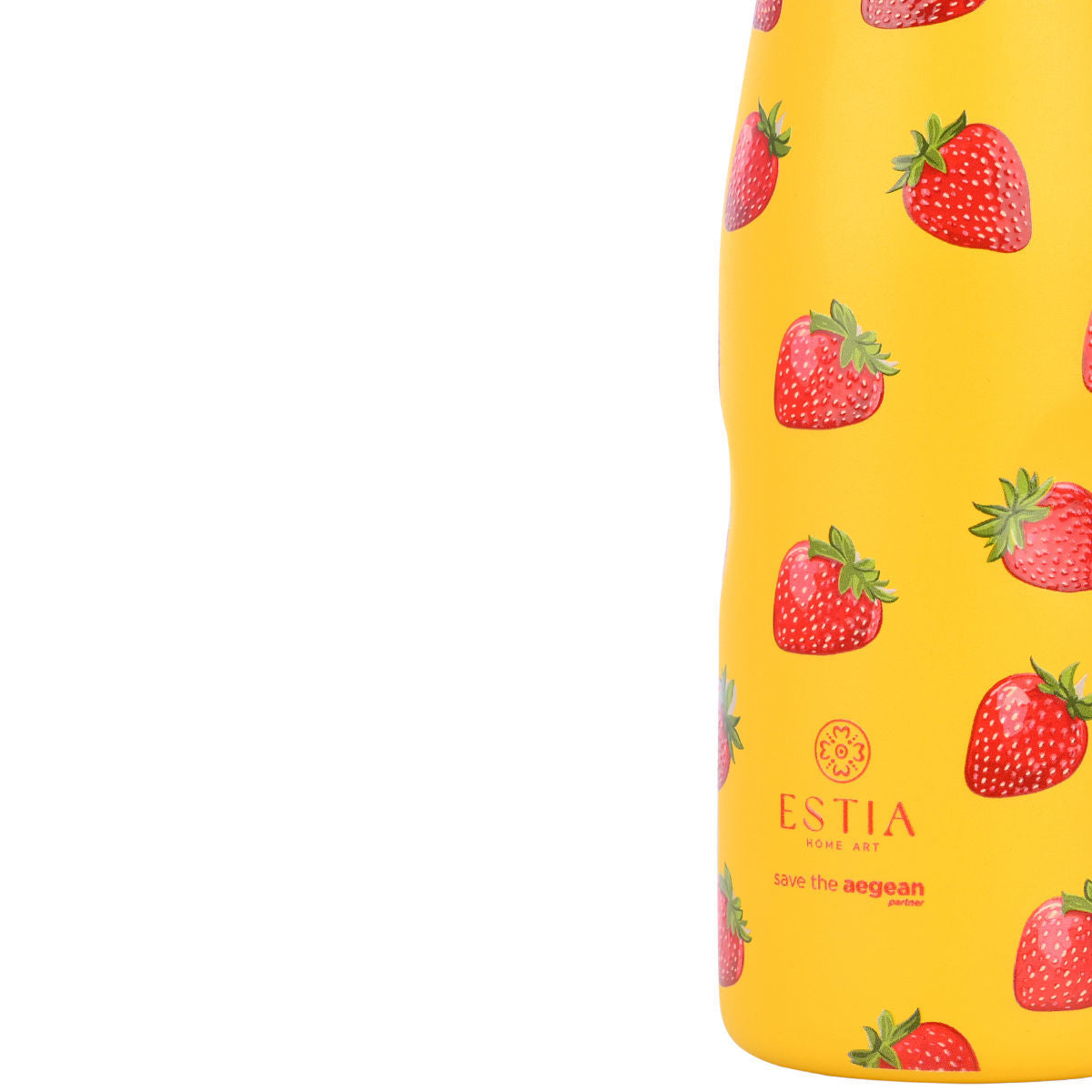 Estia | Τhermos Travel Flask Save the Agean 500ml Berry Bright