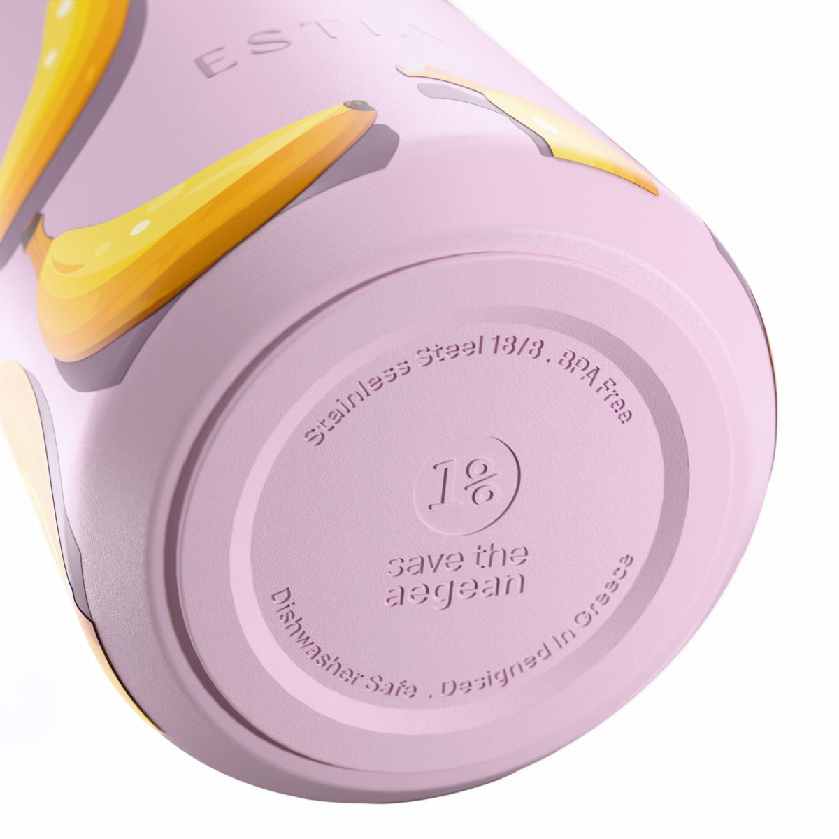 Estia | Τhermos Flow Save the Agean 500ml Banana Mood