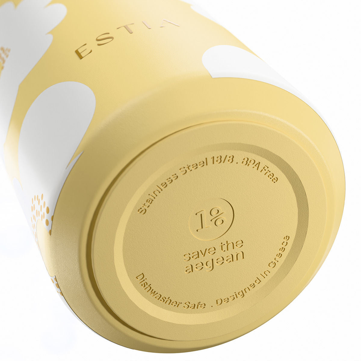 Estia | Τhermos Flow Save the Agean 500ml Yellow Daisy