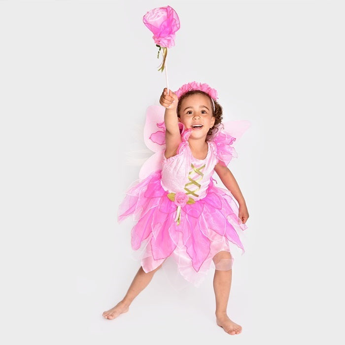 Den Goda Fen | Στολή Νεράιδα με ραβδί και φτερά, 6-8 ετών 122-128 εκ.