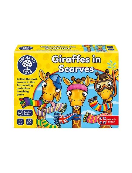 Orchard Toys | Εκπαιδευτικό Επιτραπέζιο Παιχνίδι "Καμηλοπαρδάλεις με κασκόλ" Για Παιδιά 4-7 ετών